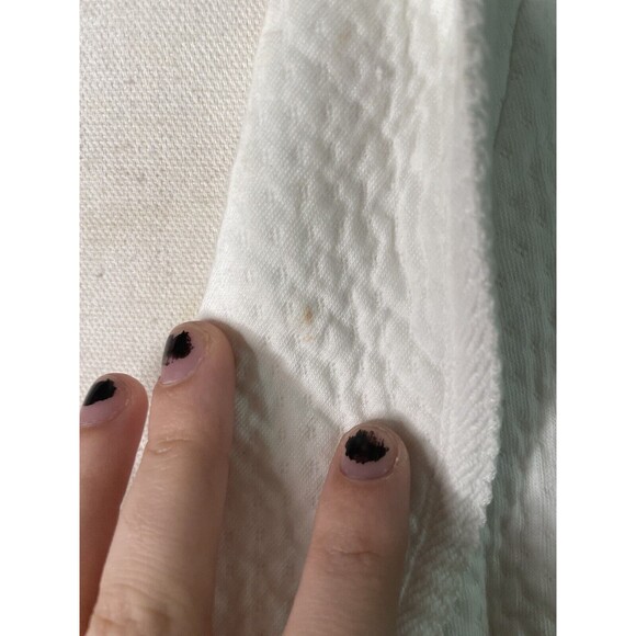 P. Jamas Womens short white textured bathrobe size large a13 - Picture 7 of 11